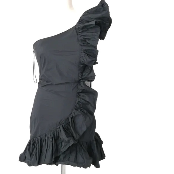 zara one shoulder ruffle dress - Picture 2 of 8